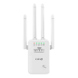 Extendeur Wifi Sans fil Longue Portée 300Mbps 4 Antennes Réglables LinQ WLAN500 Blanc — LinQ · Smarty Paris 18e